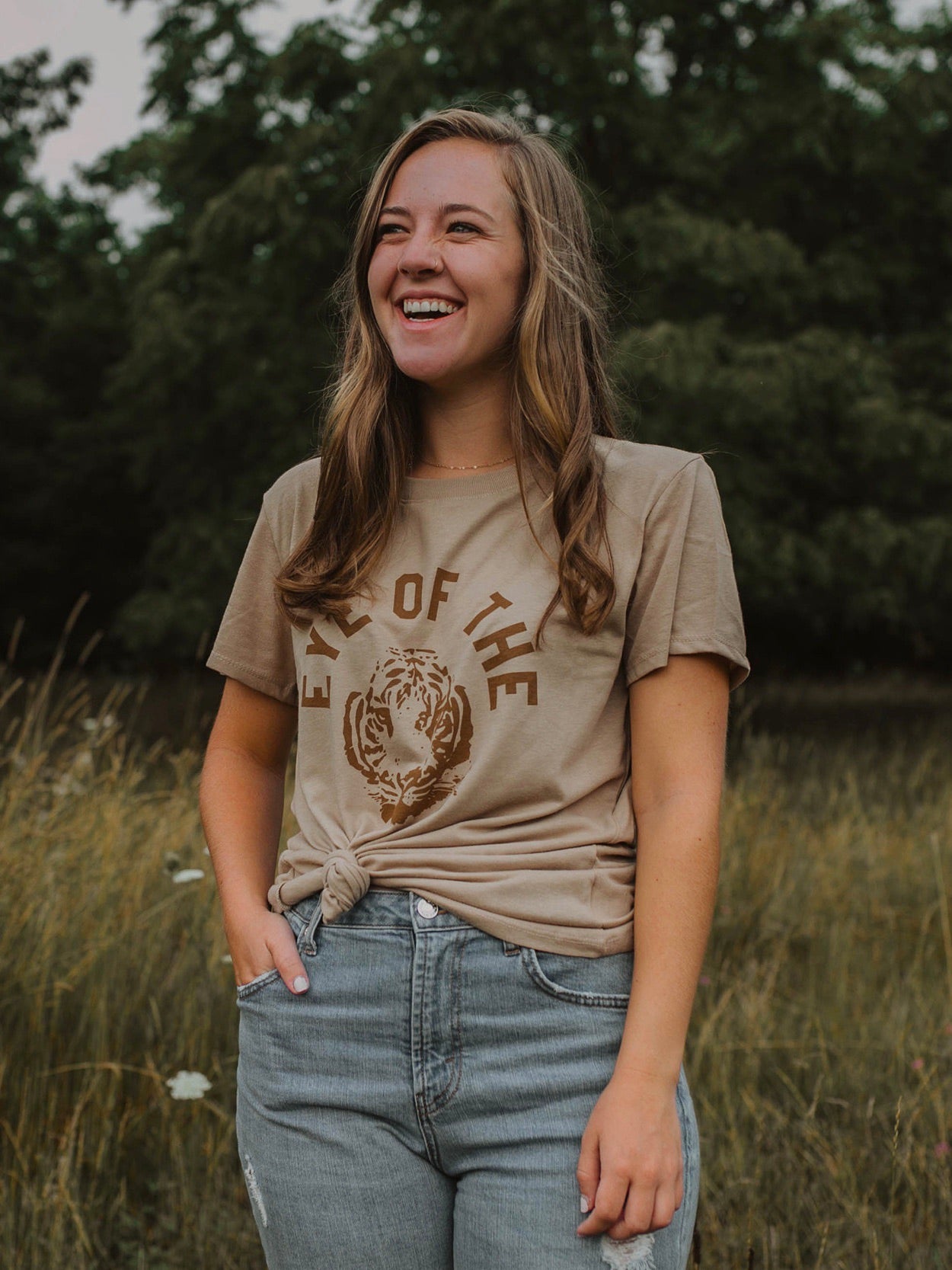 eye of the tiger tee