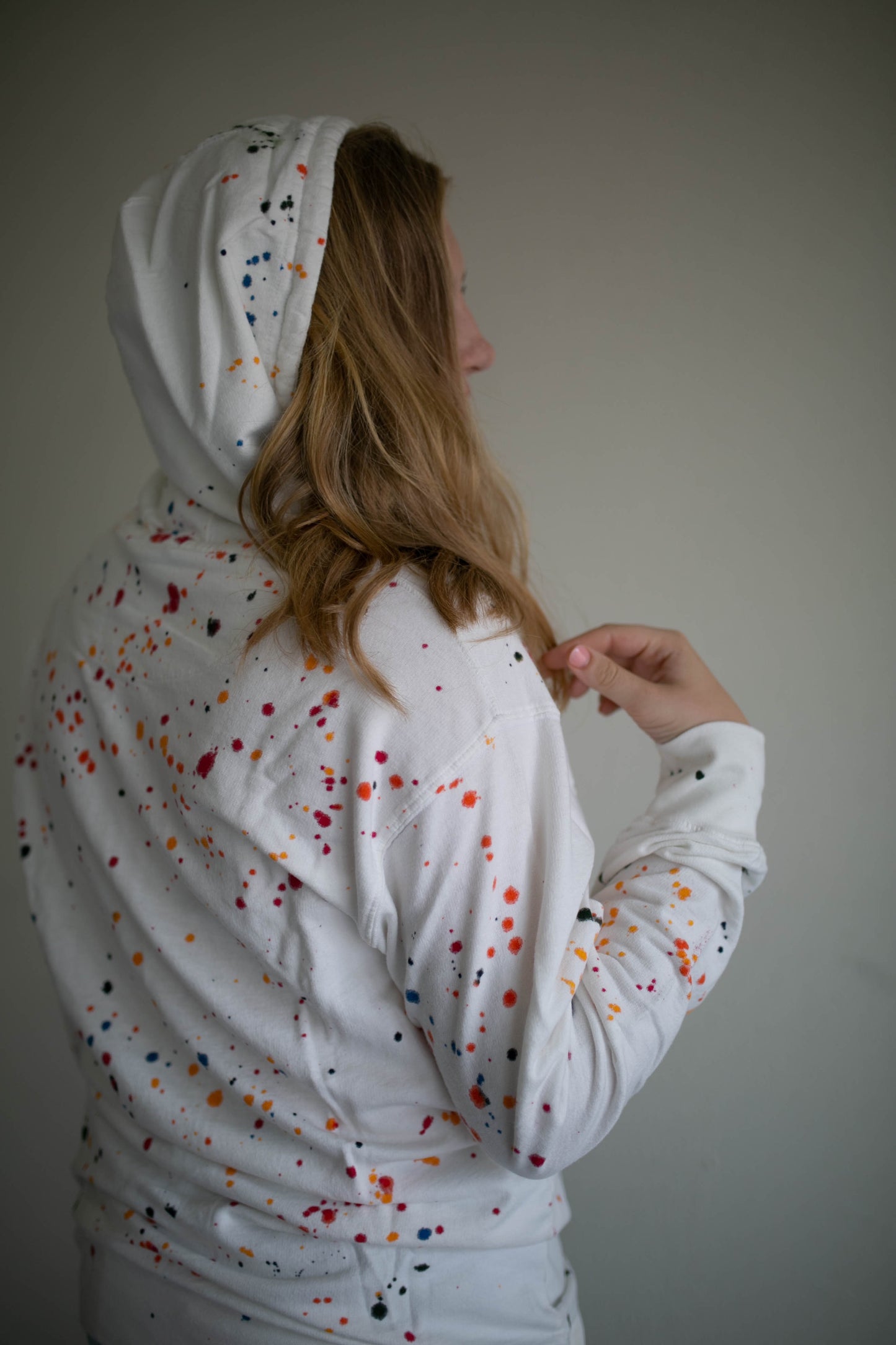 splatter paint hoodie