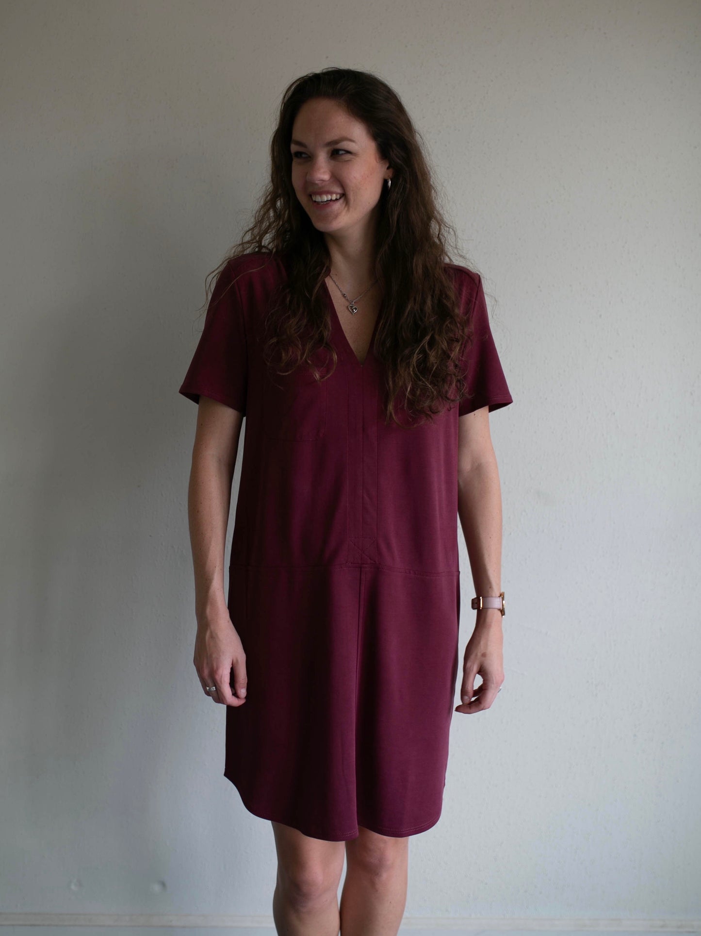 ikat shirt dress