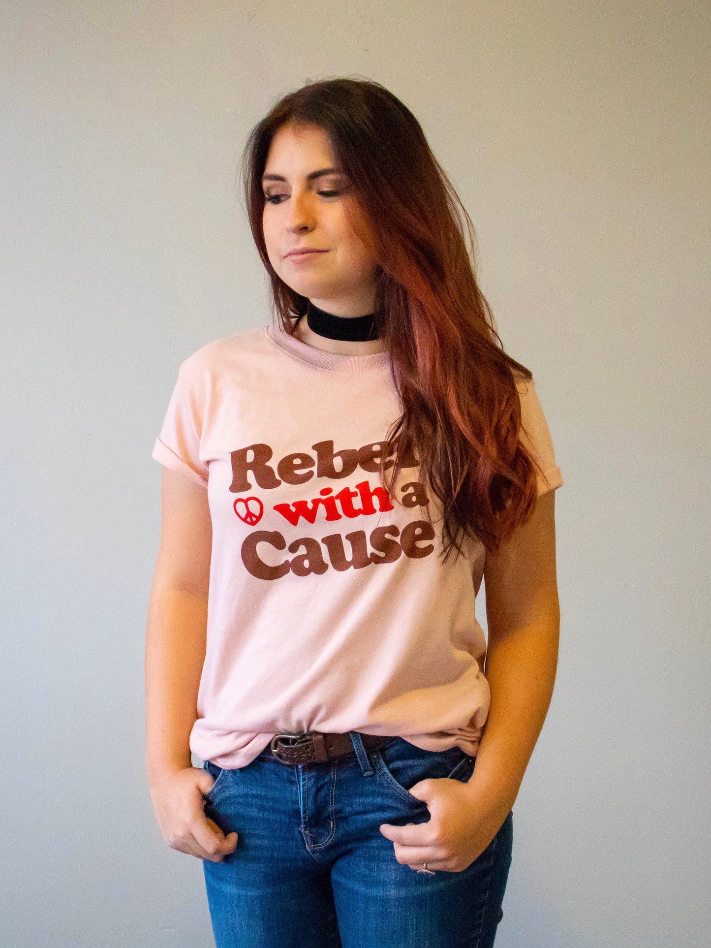 rebel with a cause tee
