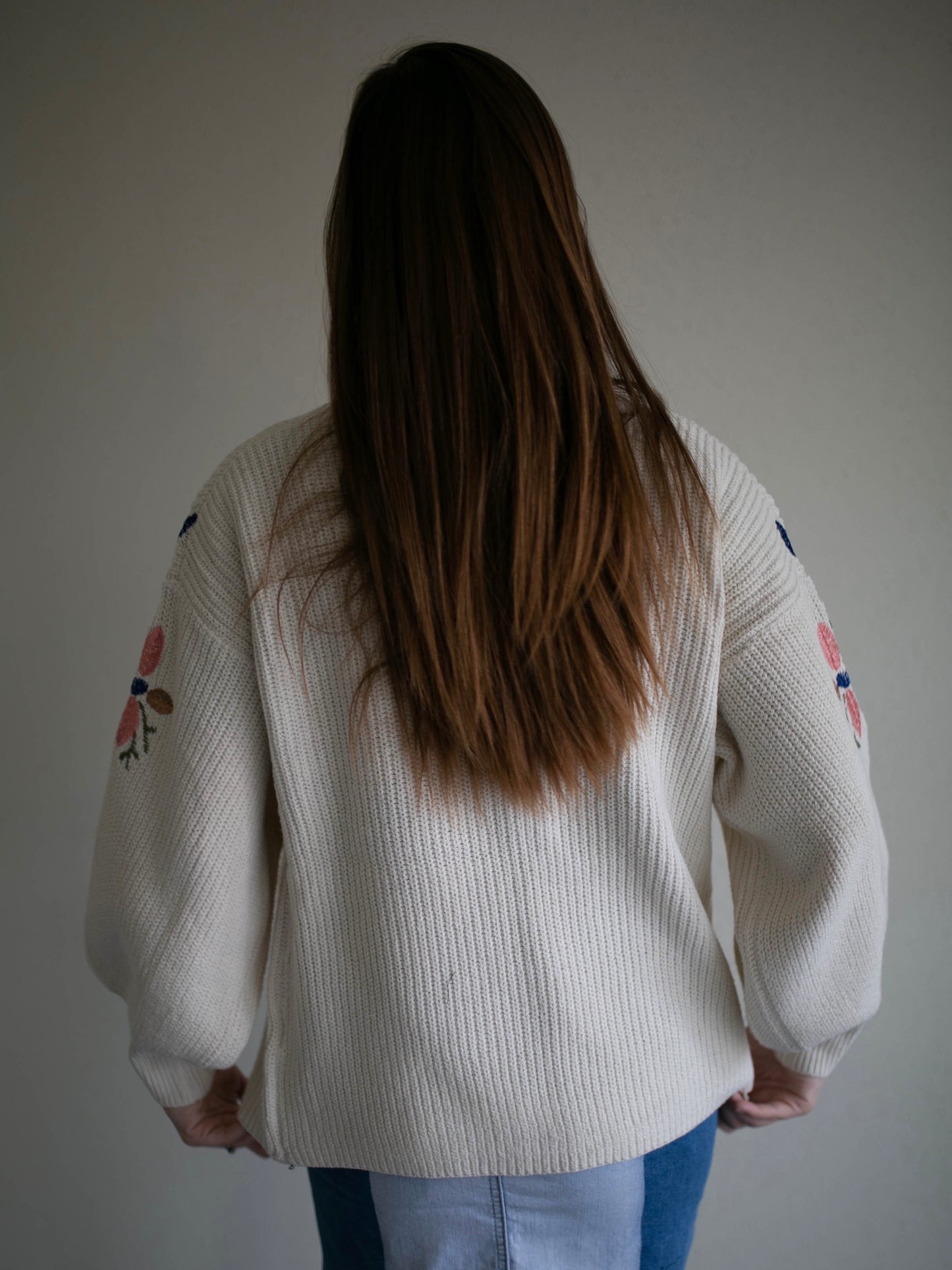 willa embroidered cardigan