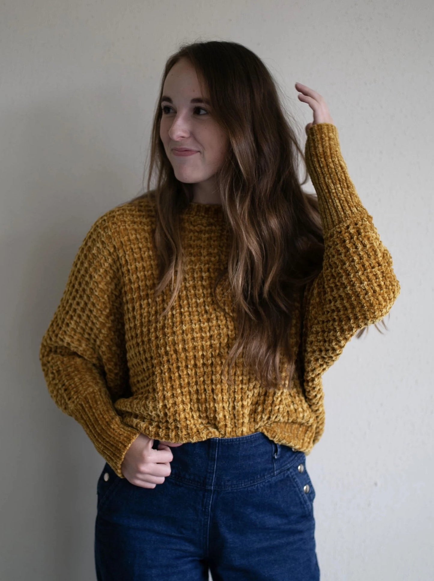 saffron moss sweater