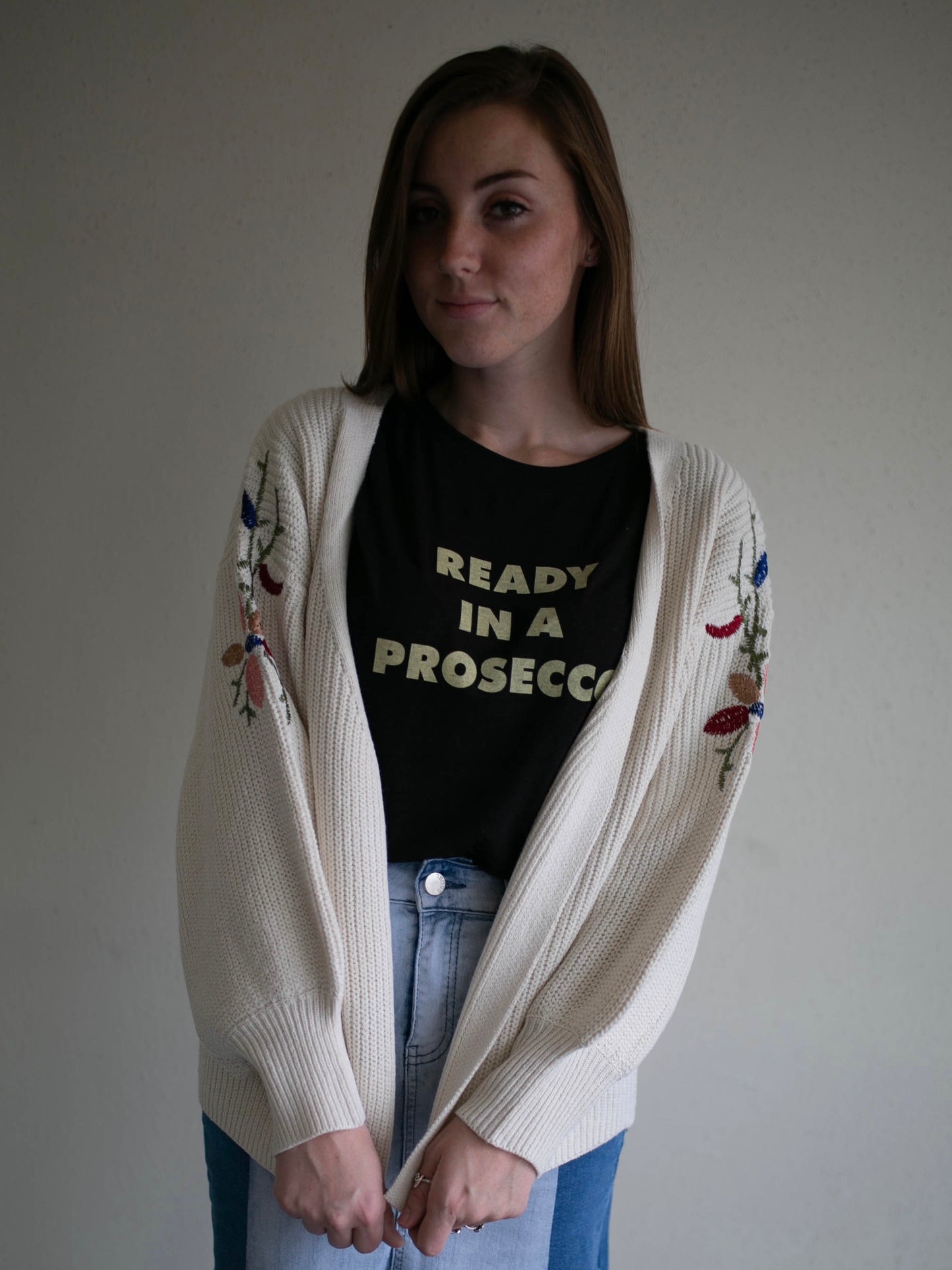 willa embroidered cardigan