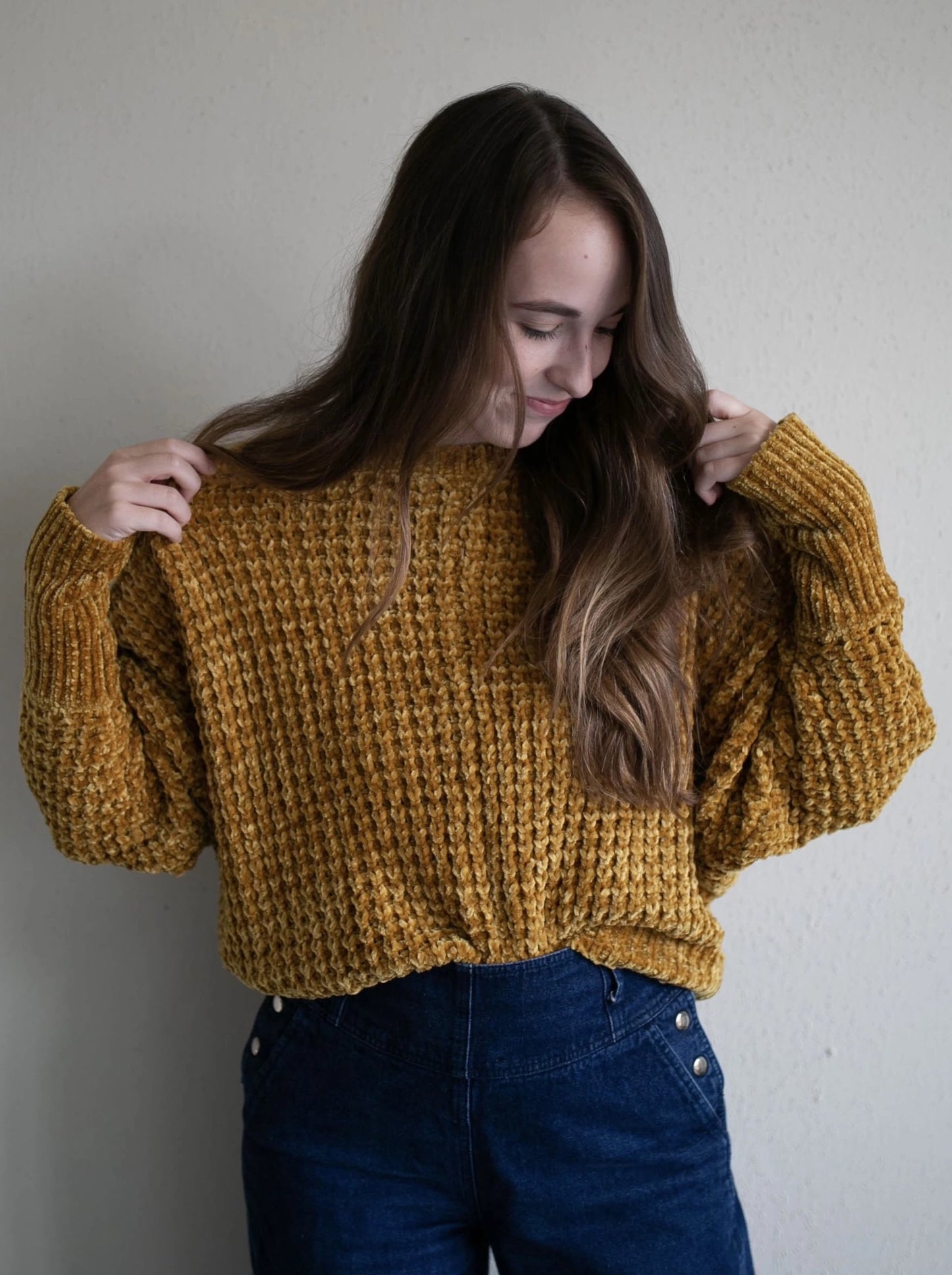saffron moss sweater