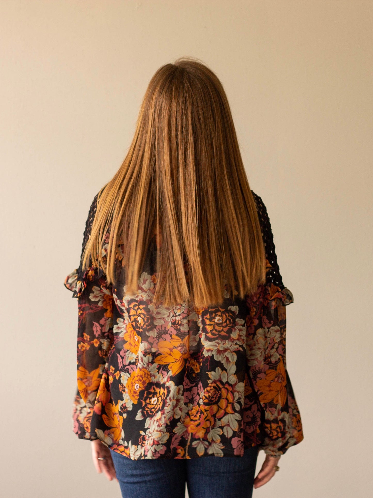 moonflower chiffon blouse